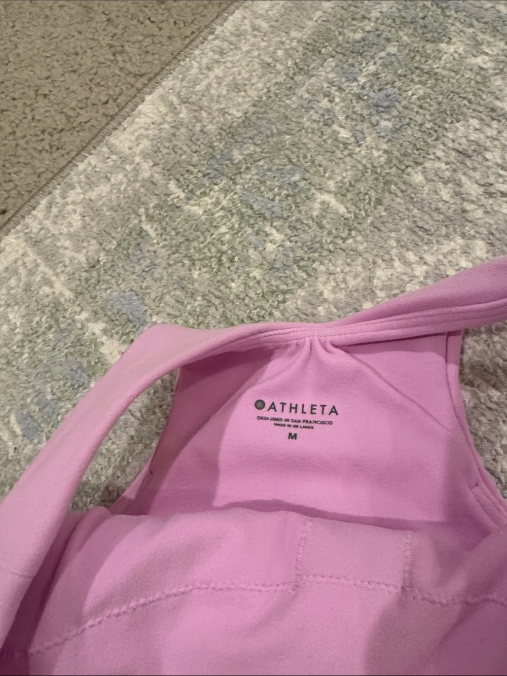 Athleta Scoop Neck bra - Pink - Picture 2 of 3